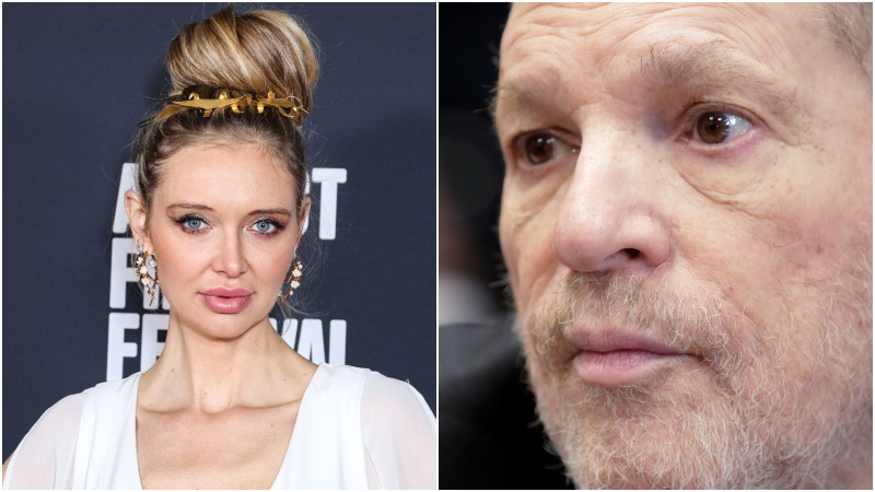 Kaja Sokola testificó este miércoles por primera vez contra el exmagnate del cine Harvey Weinstein.