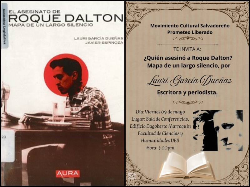 Libro sobre el asesinato de Roque Dalton de Lauri García y Javier Espinoza