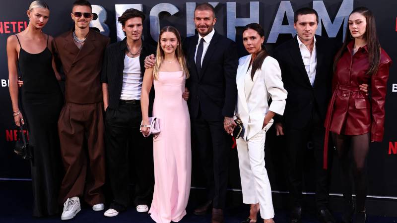 Los Beckham en estreno de serie de Netflix