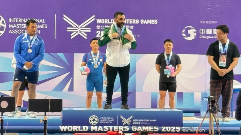 Marvin Martinez Levantamiento Pesas Juegos Mundiales Master