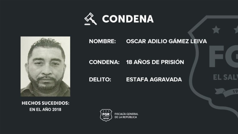 Las estafas sucedieron en el departamento de Cabañas, juez ordenó al imputado pagar más de $22,000. Cortesía FGR