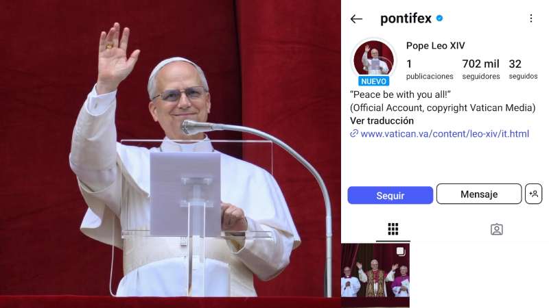 Fotos: imagen de carácter ilustrativo no comercial/ https://www.instagram.com/pontifex/