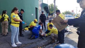 Persona herida con arma blanca