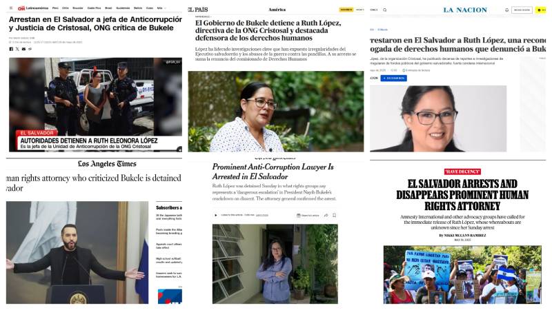 Portadas Internacionales Caso Ruth Lopez