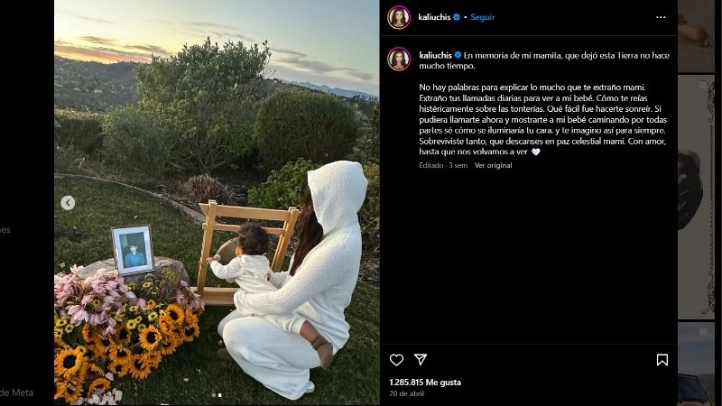 Kali Uchis mensaje emotivo a su madre