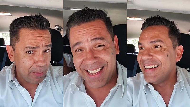 Roberto Acosta cambio de look