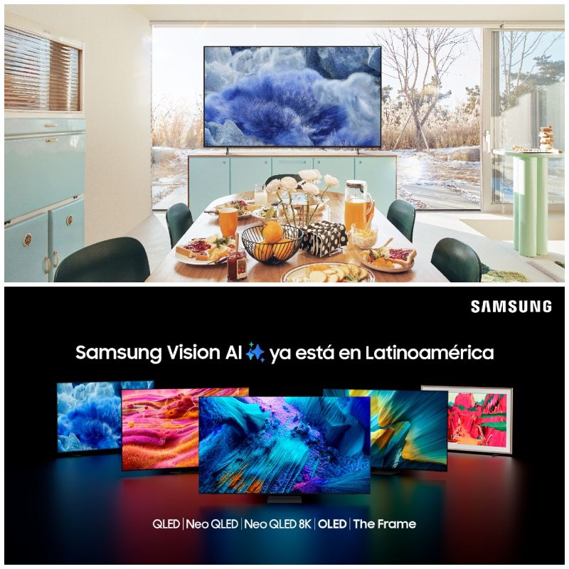 Samsung presentó sus nuevos televisores con inteligencia artificial Vision AI