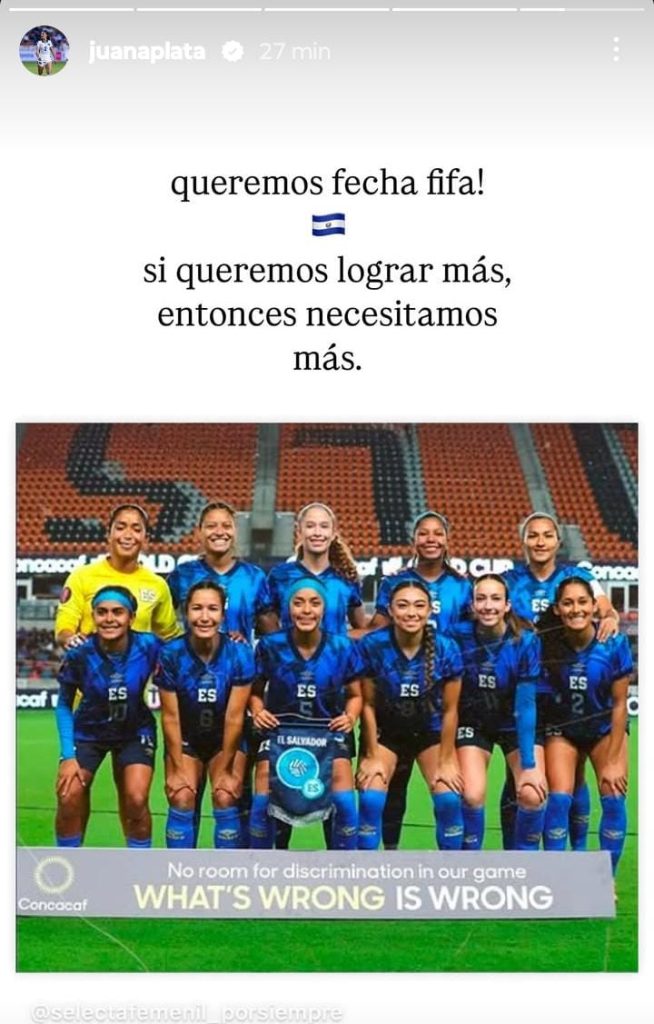 Selecta Femenina Reclamos Fecha FIFA