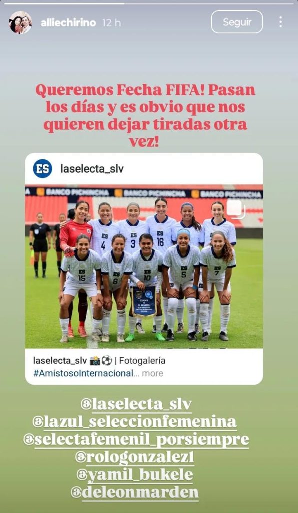 Selecta Femenina Reclamos Fecha FIFA