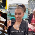Verónica Safie ayuda a adultos mayores.