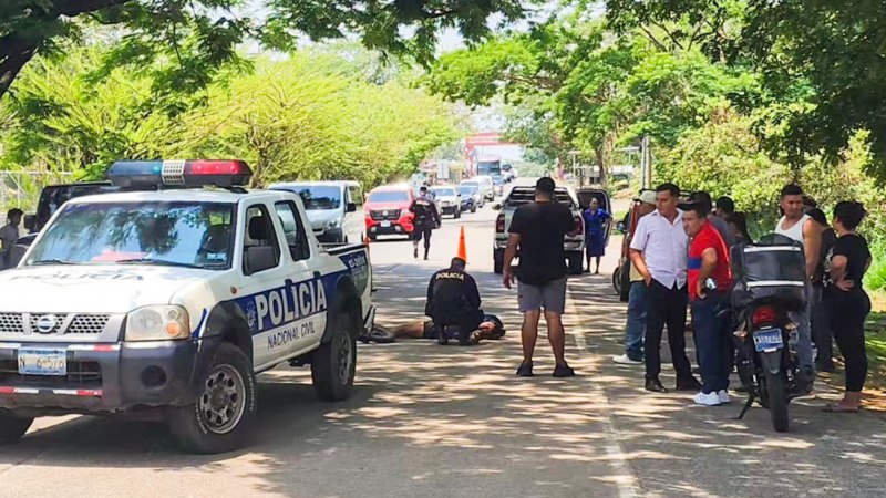 La PNC reportó el percance. Foto: Cortesía