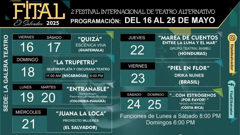 Agenda FITAL 2025 El Salvador