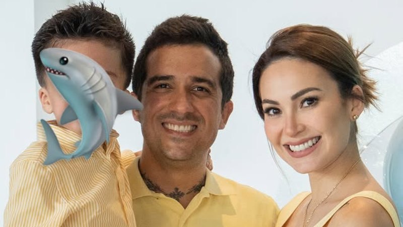 Andrea Mariona, su esposo y su hijo vivieron momentos inolvidables.