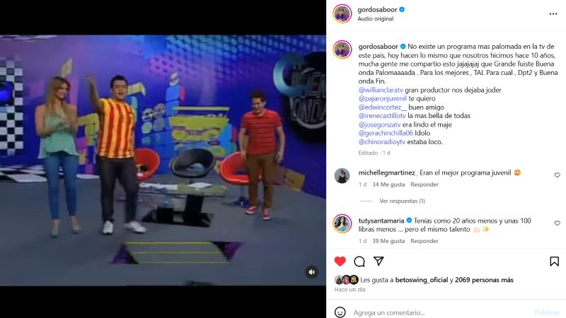 Armando Regalado compartió este video del recuerdo en su Instagram.