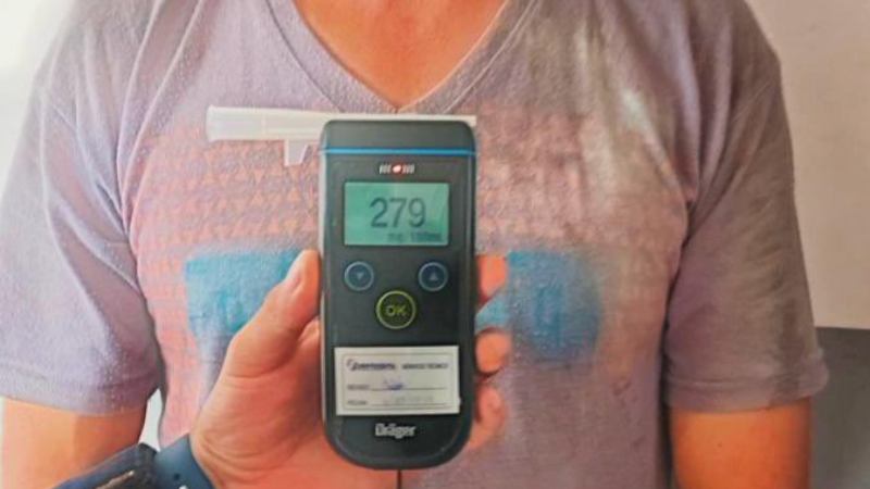 José René N. será remitido por conducción peligrosa de vehículo automotor. Foto EDH / Cortesía PNC.