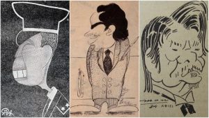 1. El brigadier Maximiliano Hernández Martínez (1882-1966), por Fernando Rodríguez Amaya. 2. El pintor y fotógrafo colombiano Leo Matiz (1917-1993), por Tuno Alvarenga. 3. El escritor salvadoreño Francisco Gavidia (1863-1955), por Carlos González Mon.