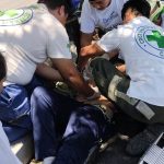 Socorristas de Guazapa y Aguilares auxiliaron a los menores. Foto / Cortesía Cruz Verde