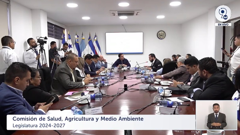 El ministro de Salud, Francisco Alabí, expuso los cambios que buscan en la ley. Imagen cortesía
