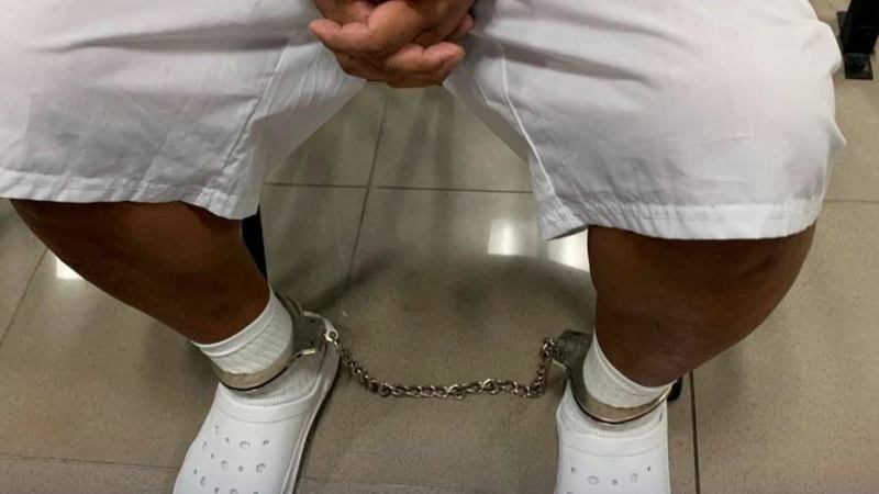 Moreno fue juzgado en calidad de reo ausente y permanece sujeto a una orden de captura. Foto EDH / Cortesía Centros Judiciales.