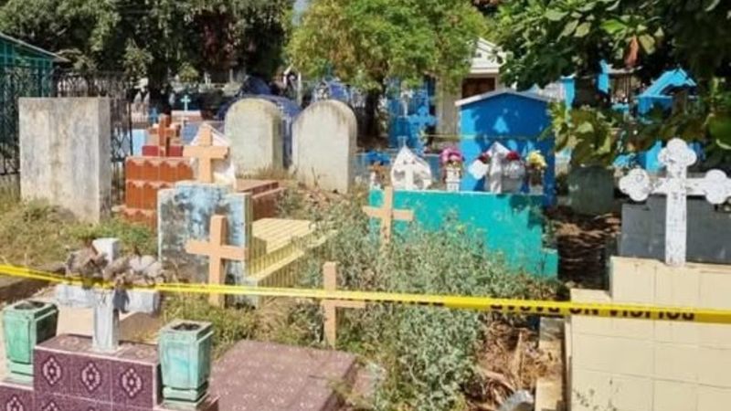 UsulutánHomicidio en el cementerio de Jiquilisco, Usulután. Foto/ Cortesía