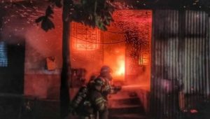 Las pérdidas dentro de la vivienda fueron totales. Foto: Cortesía