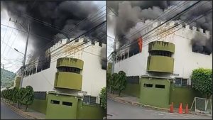 Sede de la Quinta Brigada de Infantería en el centro de la ciudad de San Vicente. Foto: Cortesía