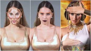 Irene Castillo probó una nueva forma de hacer videos en TikTok.