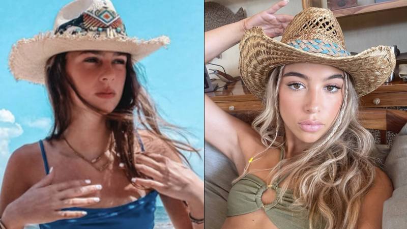 Luna y Paloma, hijas del cantante Juanes.  / 