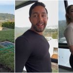Larissa Graniello quedó maravillada al ver el jardín de su nueva casa.