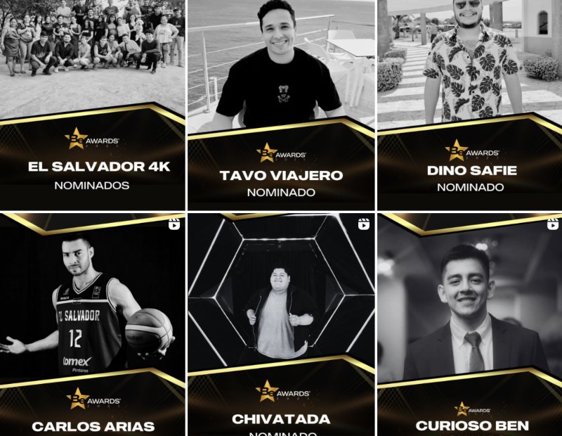 Los nuevos videos de los nominados ya están habilitados en el Instagram @beawards.sv