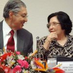 Doña Mercedes Madriz de Altamirano y su hijo, Ing. Enrique Altamirano Madriz.