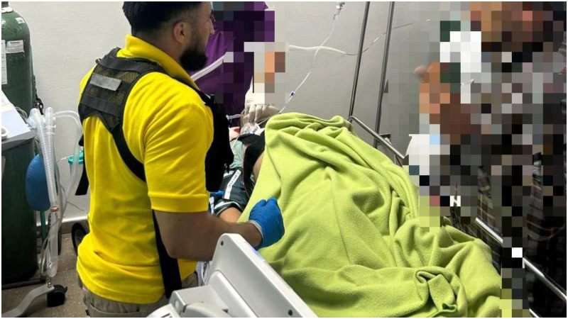 La víctima llegó grave al hospital donde falleció. Foto / Cortesía Comandos