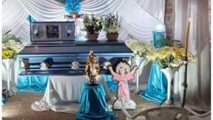 El menor ya está siendo velado en un caserío de Ilobasco. Foto / Cortesía