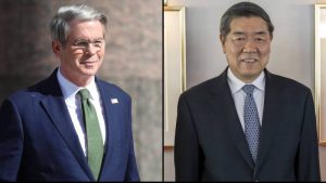 secretario del Tesoro de los Estados Unidos, Scott Bessent- He Lifeng-viceprimer ministro