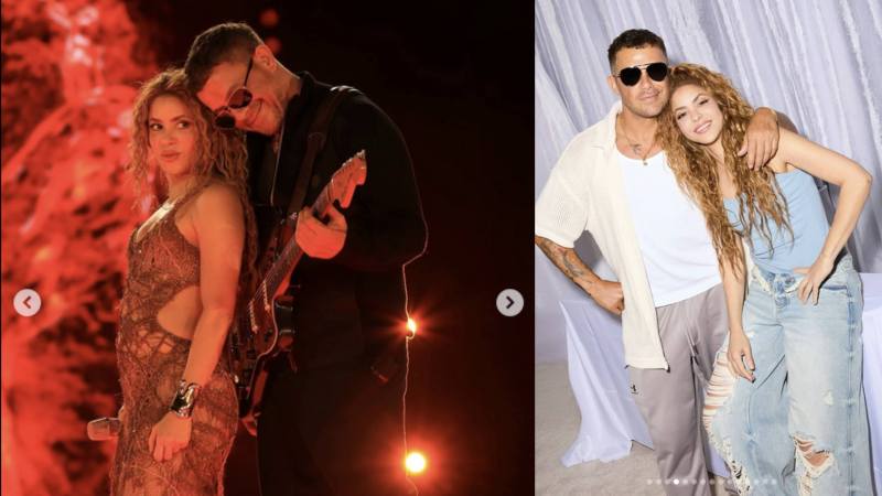 Shakira and Alejandro Sanz