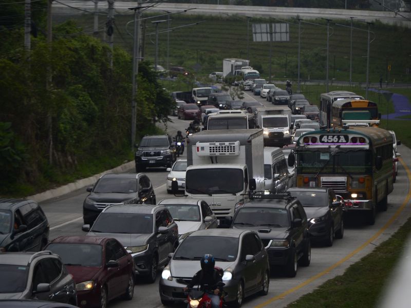 trafico entrada san salvador bulevar integracion
