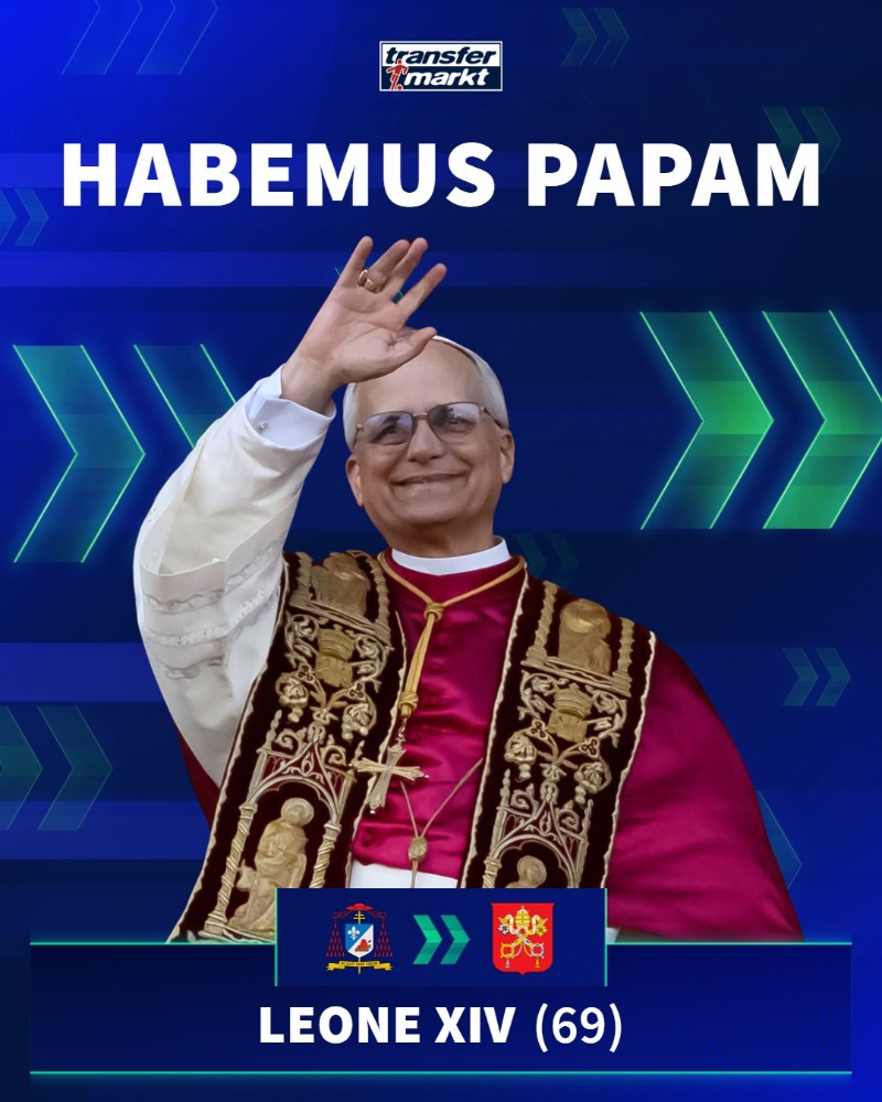transfermarkt italia leon xiv futbol fichaje papa