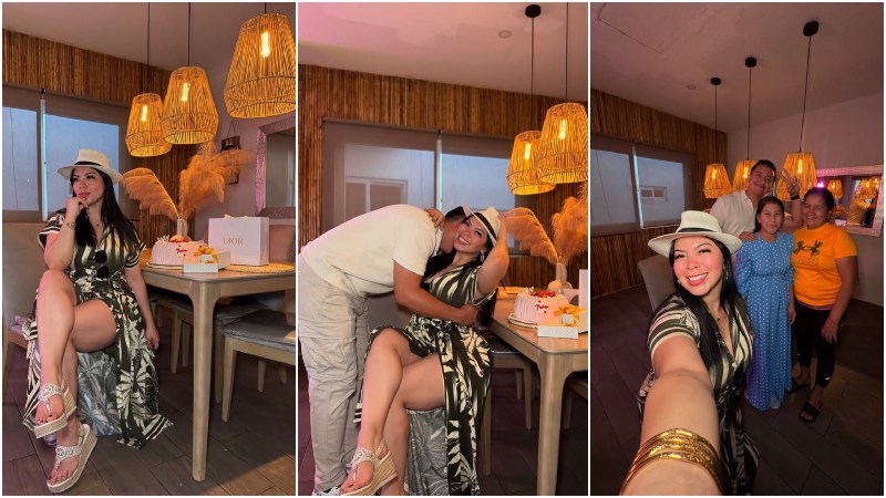 Yessica estuvo bien acompañada en la celebración de su cumpleaños.