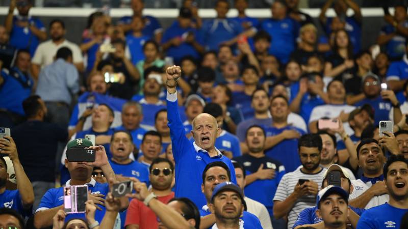 La afición salvadoreña .
Foto EDH/ Emerson Del Cid