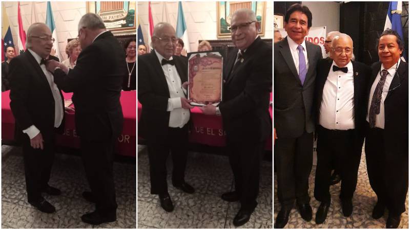 Dagoberto Marroquín ingresa como miembro honorario al Ateneo de El Salvador