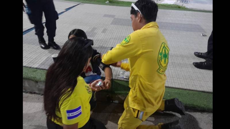 Daniela Abigail en cobertura de comandos