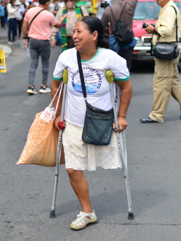 Caminata ecológica realizada por el movimiento franciscano de la iglesia católica junto a organizaciones ambientalistas.