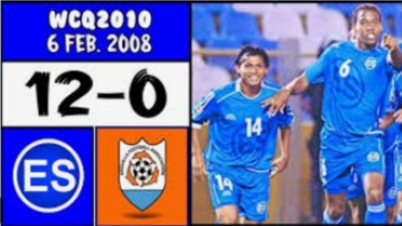 El Salvador venció por 12-0 y luego por 4-0 a Anguila en las eliminatorias rumbo al Mundial de Sudáfrica 2010. Foto EDH/Cortesía. 