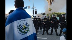 El Salvador- Protestas- Los Angeles- Guardias Federales- EE.UU
