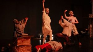 El último viaje de la risa obra