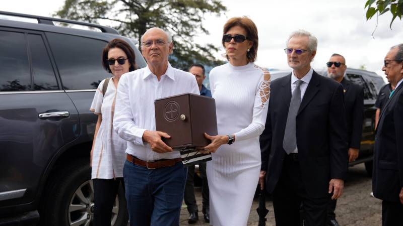 Entierro- Violeta Chamorro-Ex Presidente- Nicaragua