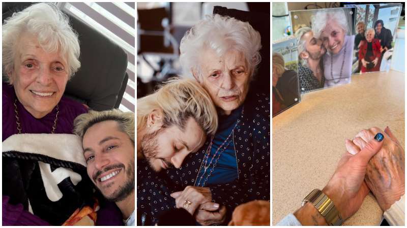Frankie Grande- abuela