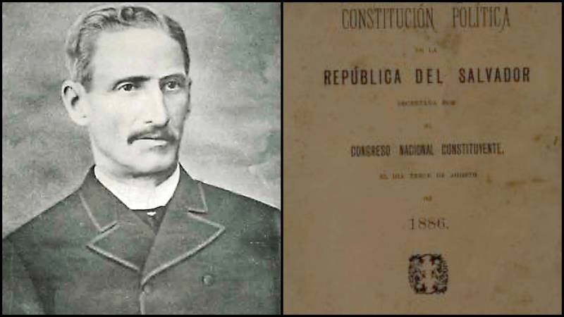 General Francisco Menéndez patrocinador de la Constitución de 1886