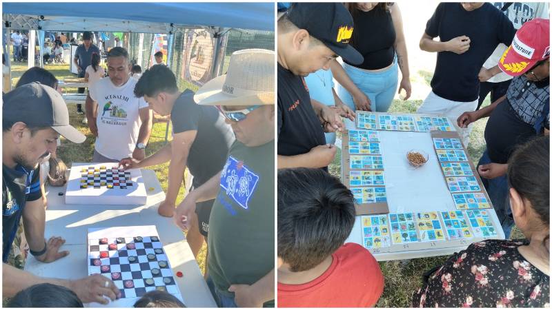 III Festival de Juegos Tradicionales de Milán, fiesta salvadoreña