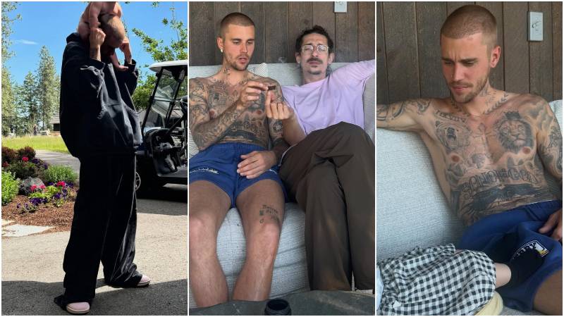 Fotos de Justin Bieber en sus vacaciones de verano 2025